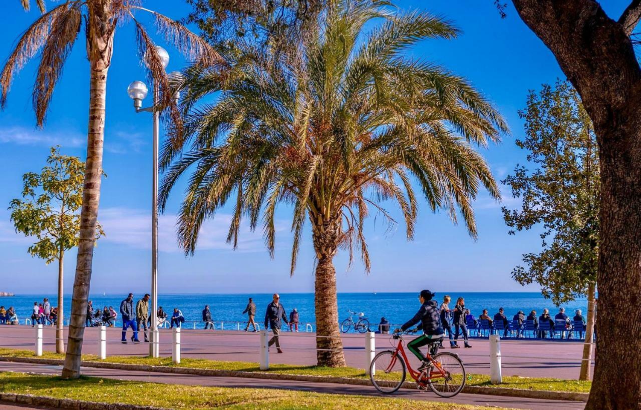Appartement Promenade des anglais Sea Front à Nice Extérieur photo