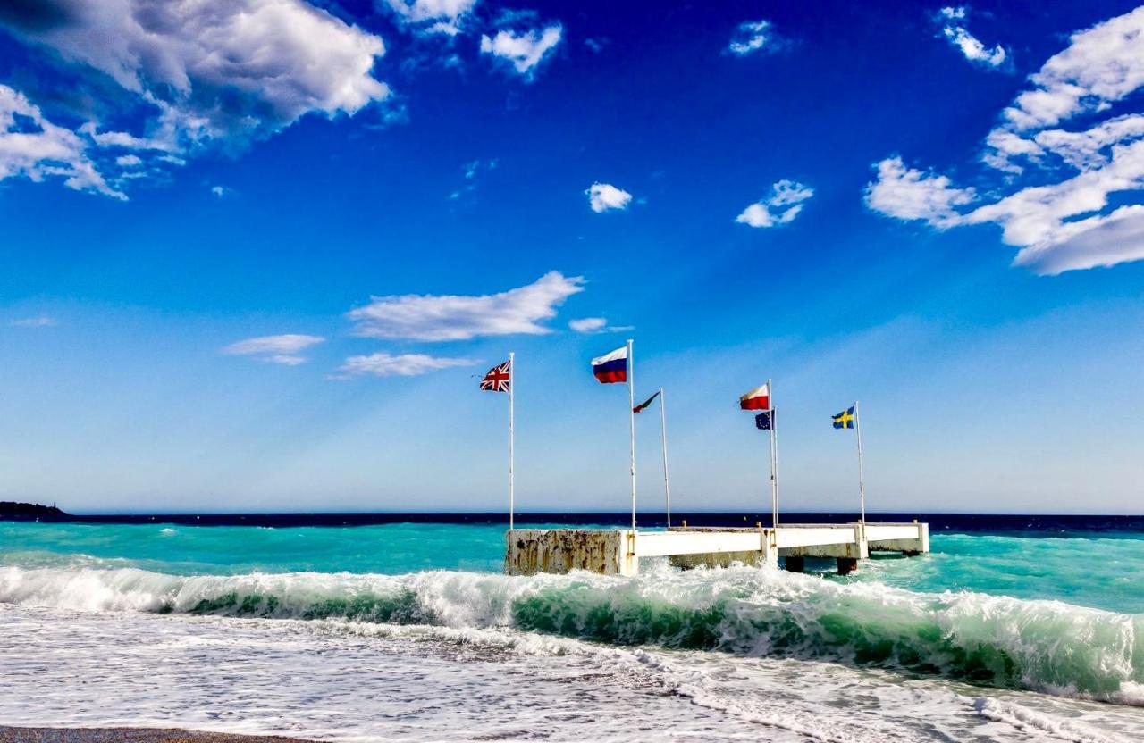 Appartement Promenade des anglais Sea Front à Nice Extérieur photo